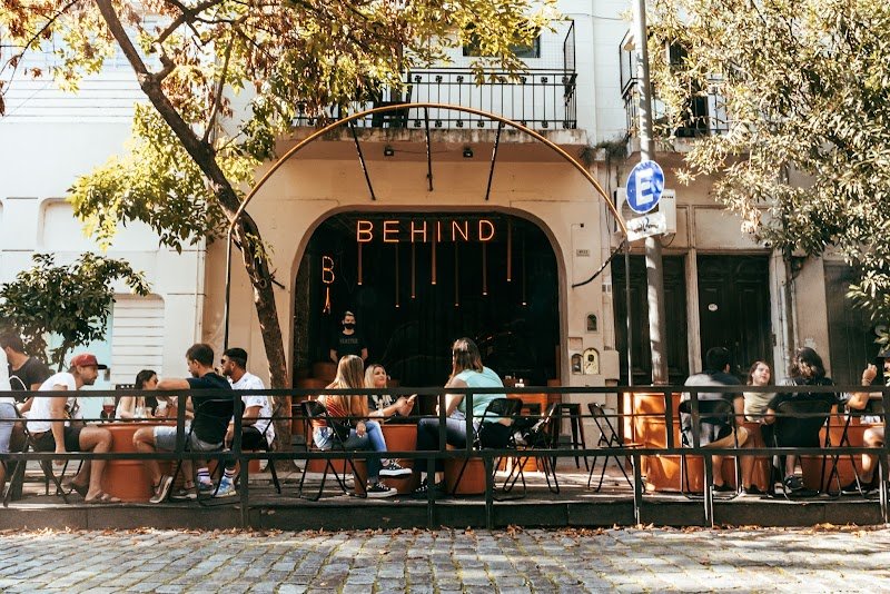 Behind Bar